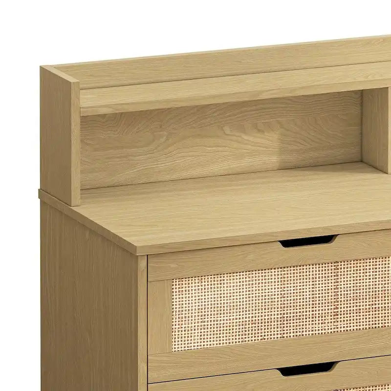 Cassettiera a 6 cassetti larga 43 pollici con LED e presa di corrente