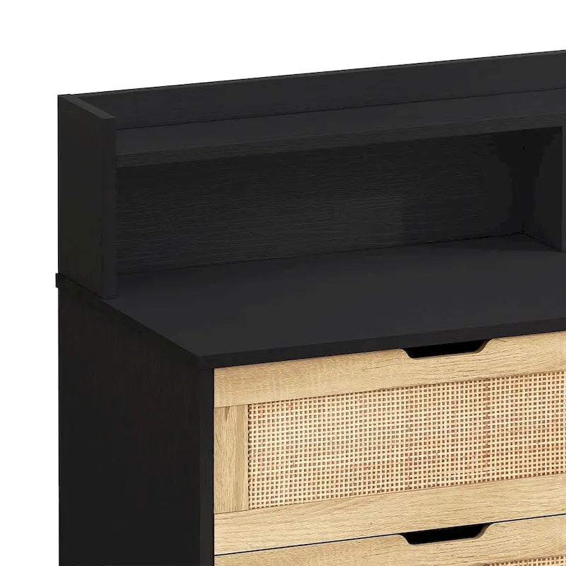 Cassettiera a 6 cassetti larga 43 pollici con LED e presa di corrente