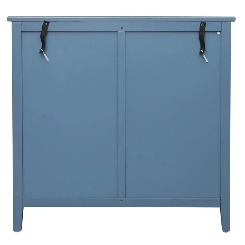 Commode de rangement 3 tiroirs en rotin naturel