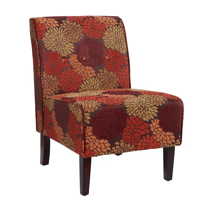 Porch & Den Pihl Floral Harvest Lounge Chair