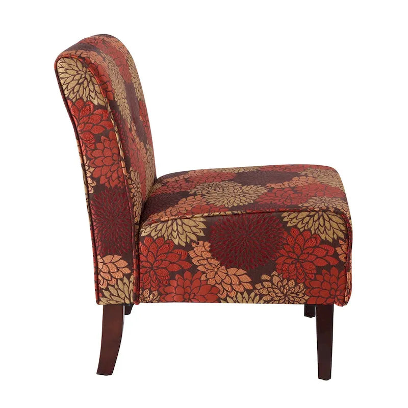 Porch & Den Pihl Floral Harvest Lounge Chair