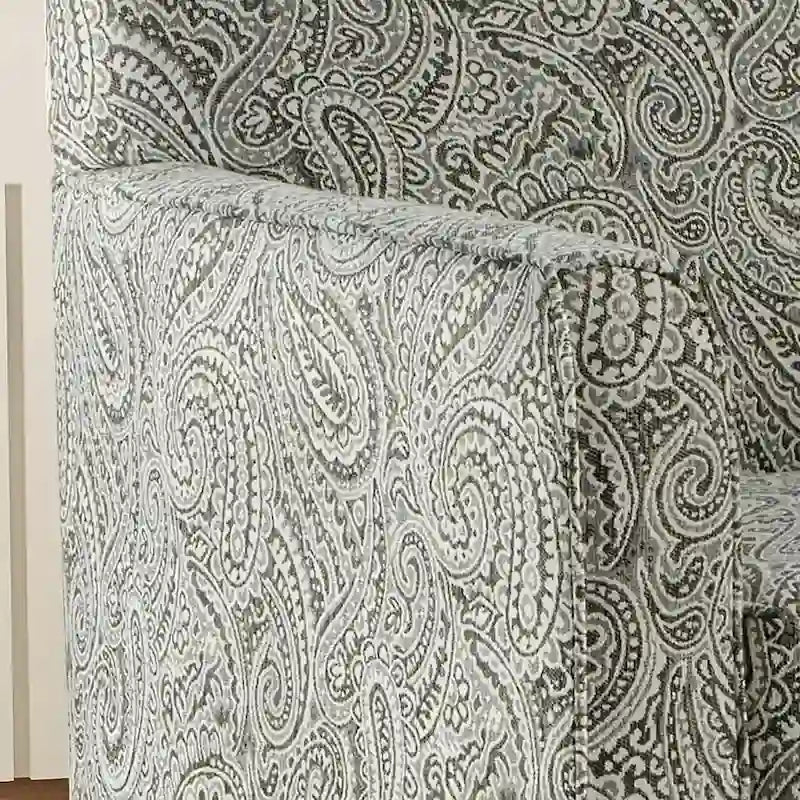 Restian Transitional Multi-colored Chenille Paisley Pattern Armchair by Furniture of America