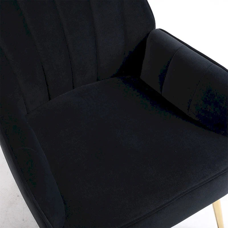 Modern Mid Century Chair Velvet Sherpa Armchair