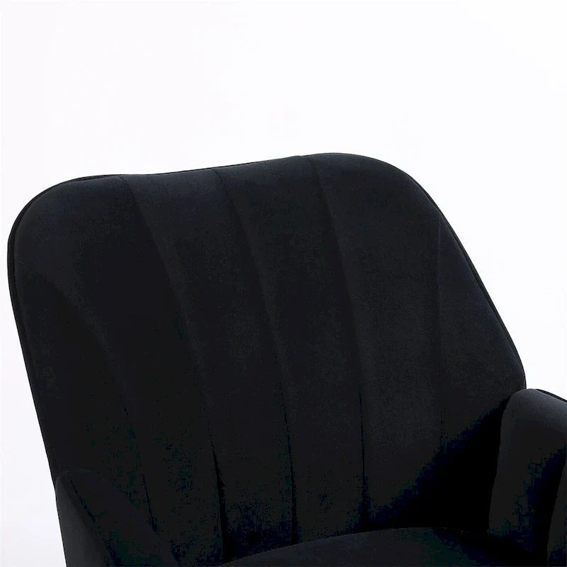 Modern Mid Century Chair Velvet Sherpa Armchair