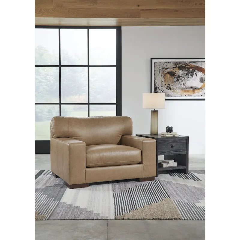 Signature Design by Ashley Lombardia Tumbleweed Oversized Chair - 51W x 40D x 35H
