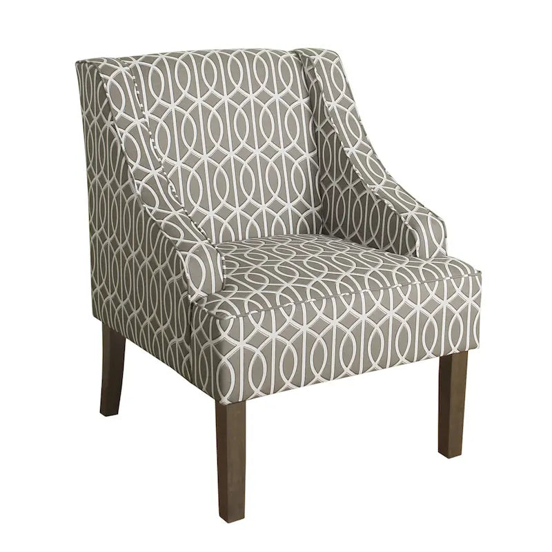 Fauteuil d'appoint avec accoudoirs incurvés Cammy Porch & Den