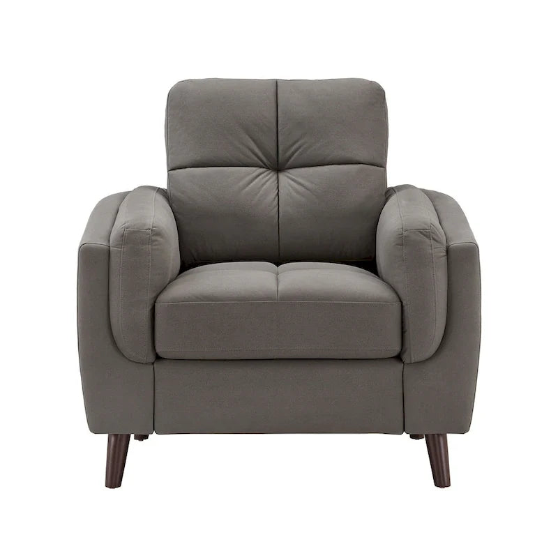 Fauteuil large Dorelle 39 en microfibre par iNSPIRE Q Modern