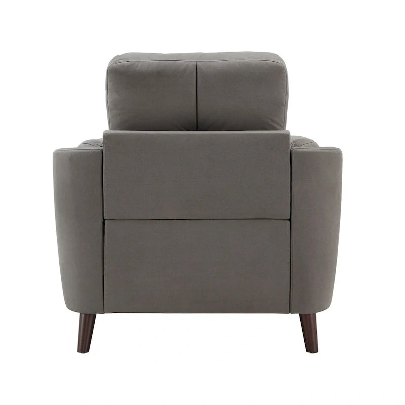 Fauteuil large Dorelle 39 en microfibre par iNSPIRE Q Modern