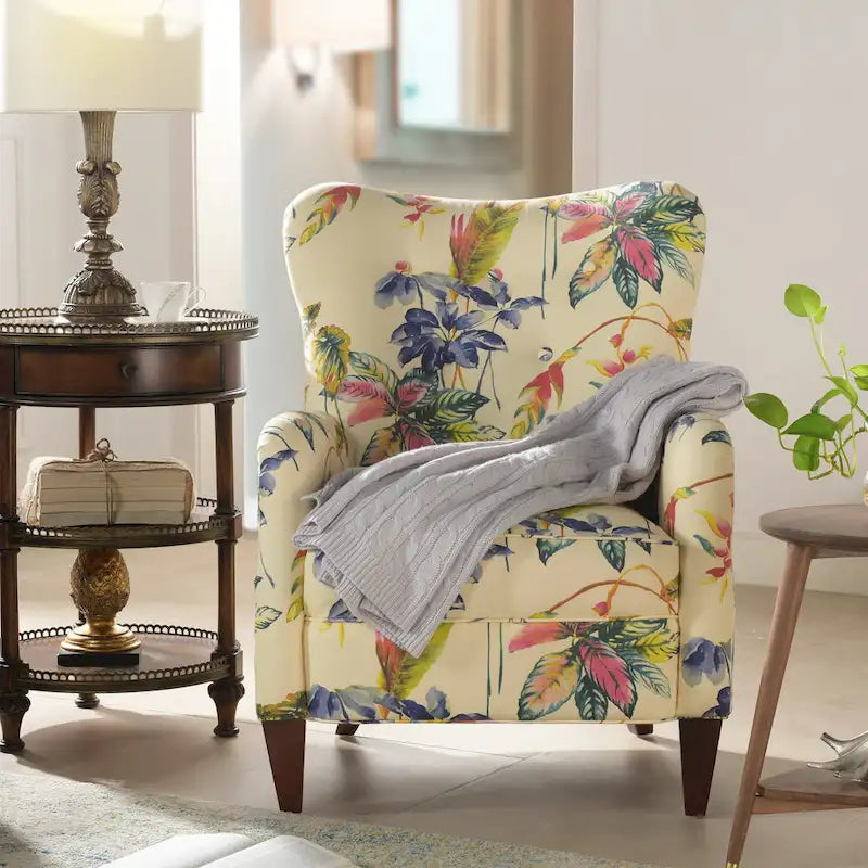 Fauteuil rembourré Palma 32 Floral de Jennifer Taylor Home