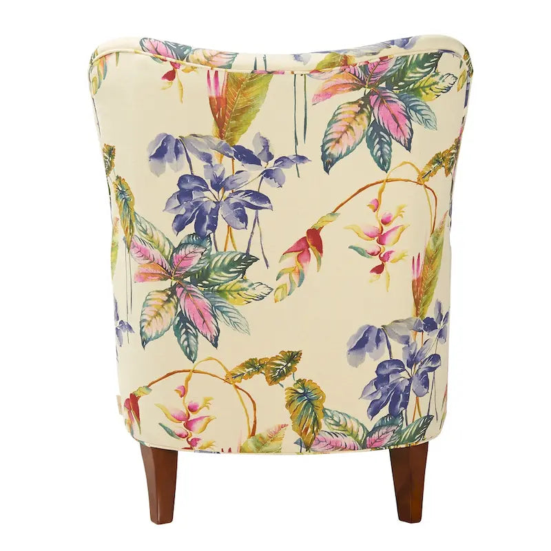 Palma 32 Floral Upholstered Arm Chair by Jennifer Taylor Home