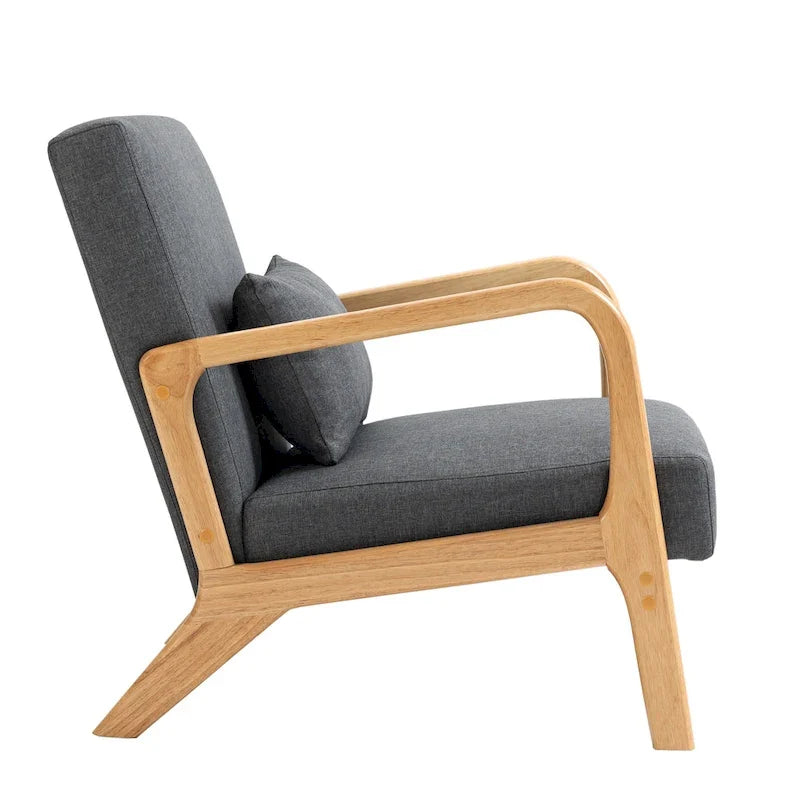 Fauteuil rembourré avec coussin Chaises d'appoint modernes - 25,8L x 28,7H x 32,3P