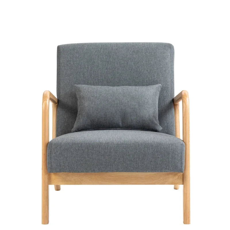 Fauteuil rembourré avec coussin Chaises d'appoint modernes - 25,8L x 28,7H x 32,3P