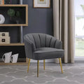 Morden Fort Velvet Accent Chair Slipper Chair