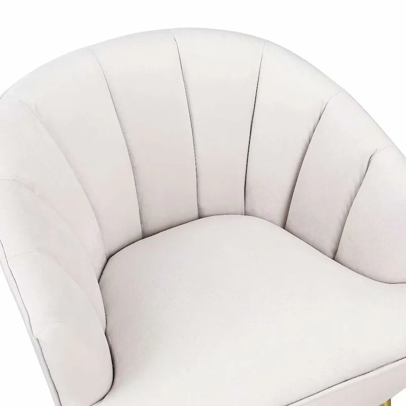 Morden Fort Velvet Accent Chair Slipper Chair