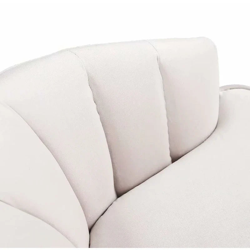 Morden Fort Velvet Accent Chair Slipper Chair