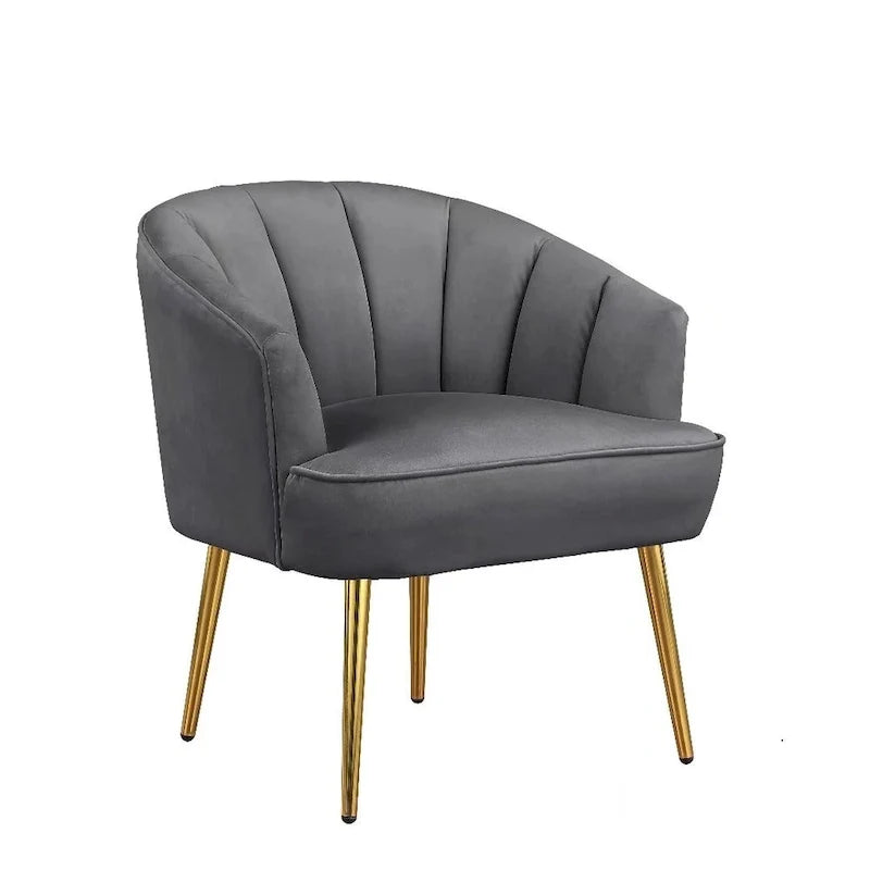 Morden Fort Velvet Accent Chair Slipper Chair
