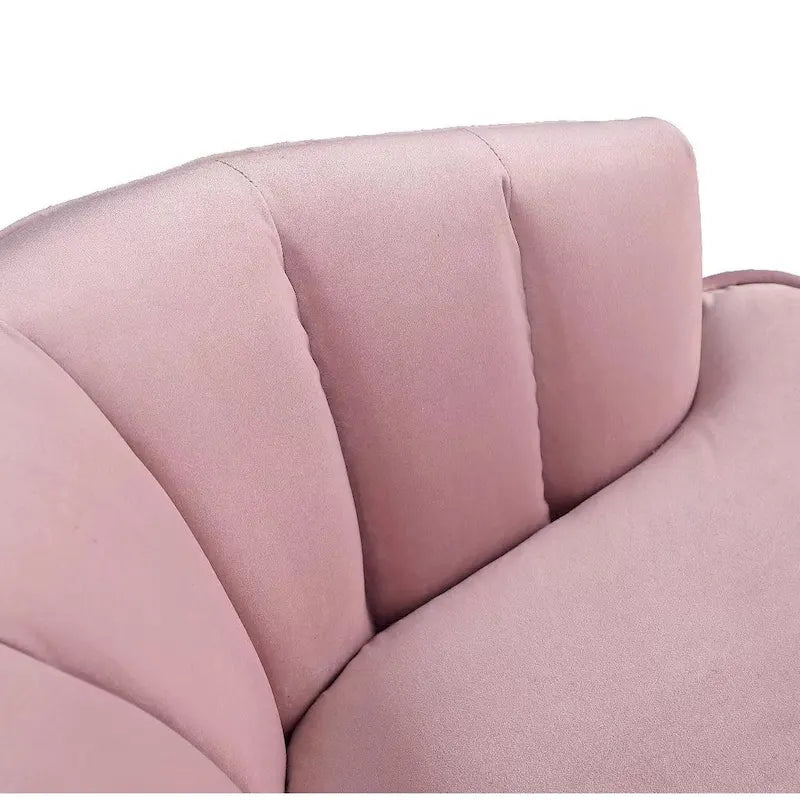 Morden Fort Velvet Accent Chair Slipper Chair