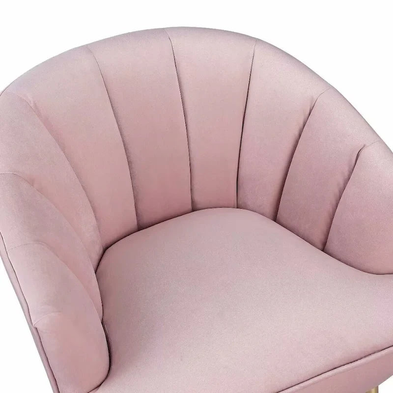 Morden Fort Velvet Accent Chair Slipper Chair
