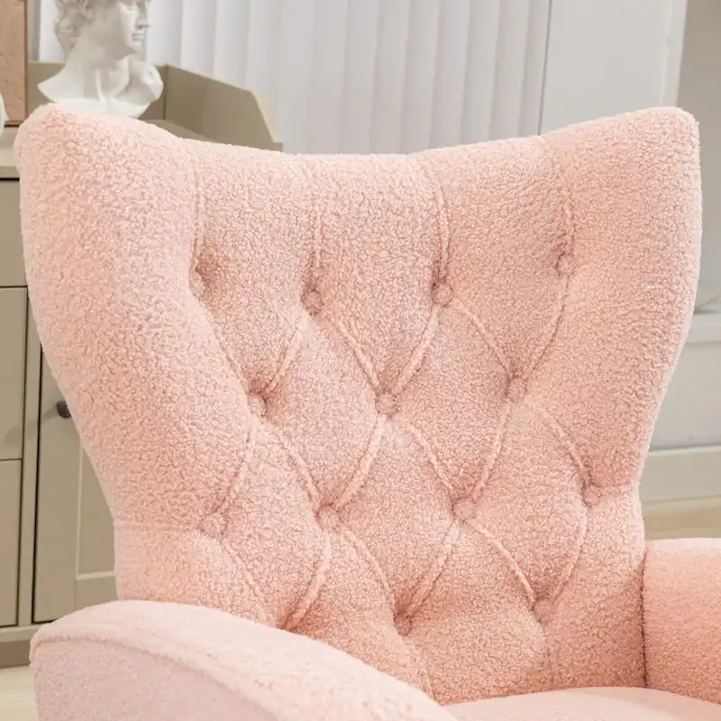 Tufted Rocking Chair Single Sofa Accent Rocker