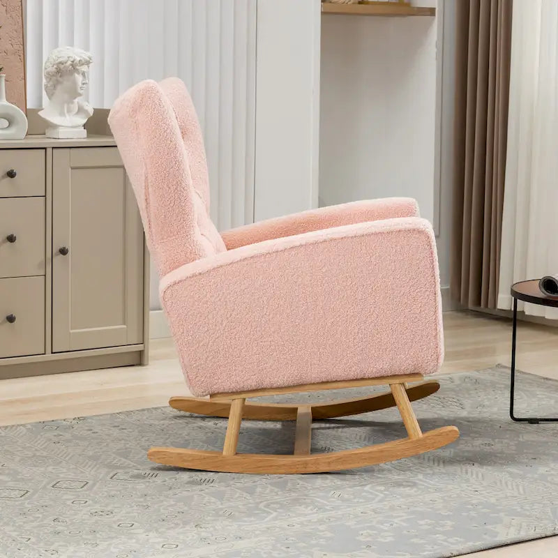 Tufted Rocking Chair Single Sofa Accent Rocker