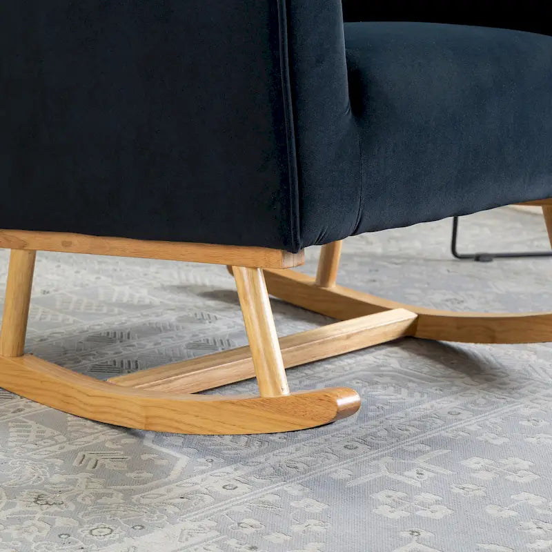 Tufted Rocking Chair Single Sofa Accent Rocker