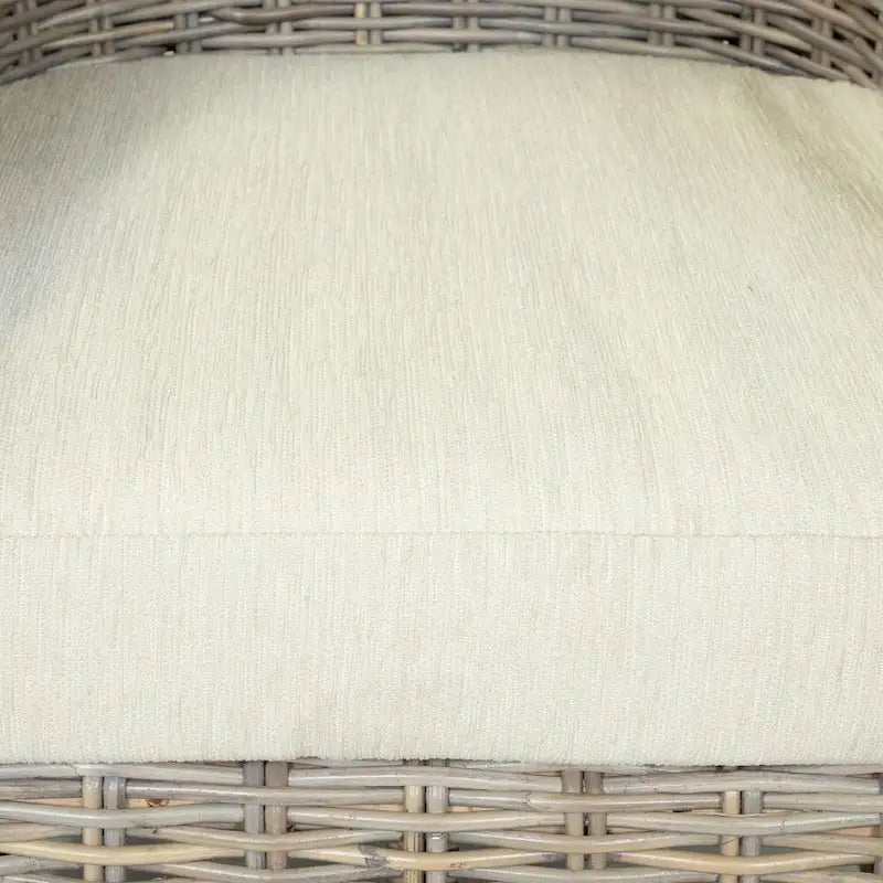 Fauteuil en rotin tressé Kubu rustique Lali de Furniture of America