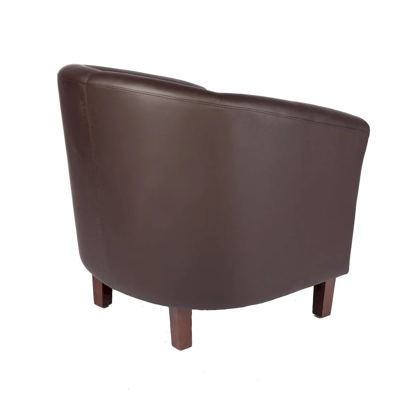 Carson Carrington Junsele PU Leather Accent Club Chair