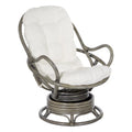 Rattan Swivel Rocker Chair