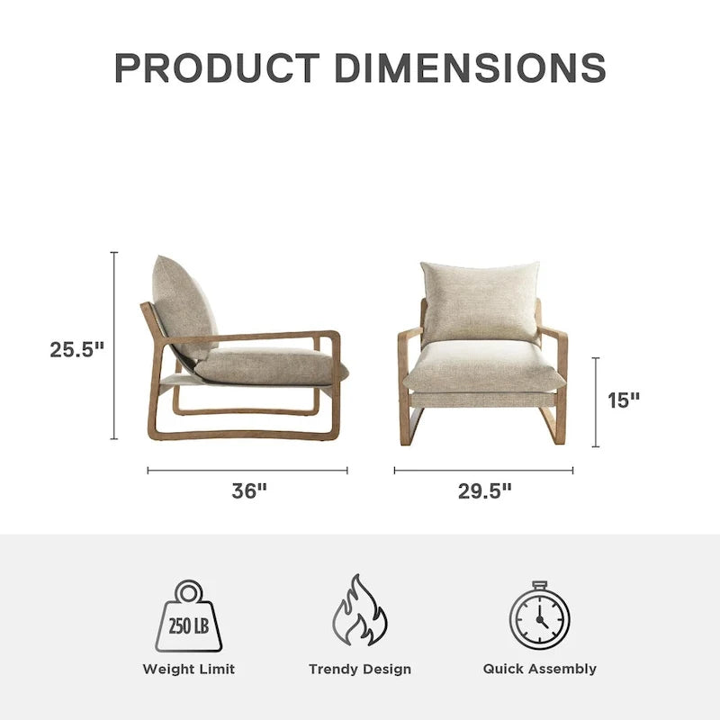 Avenue Greene Janae Sling Accent Chair