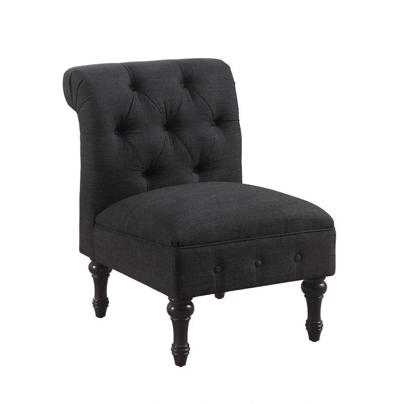 Rosevera LaGuardia Slipper Chair, Chesterfield, Armlesschair