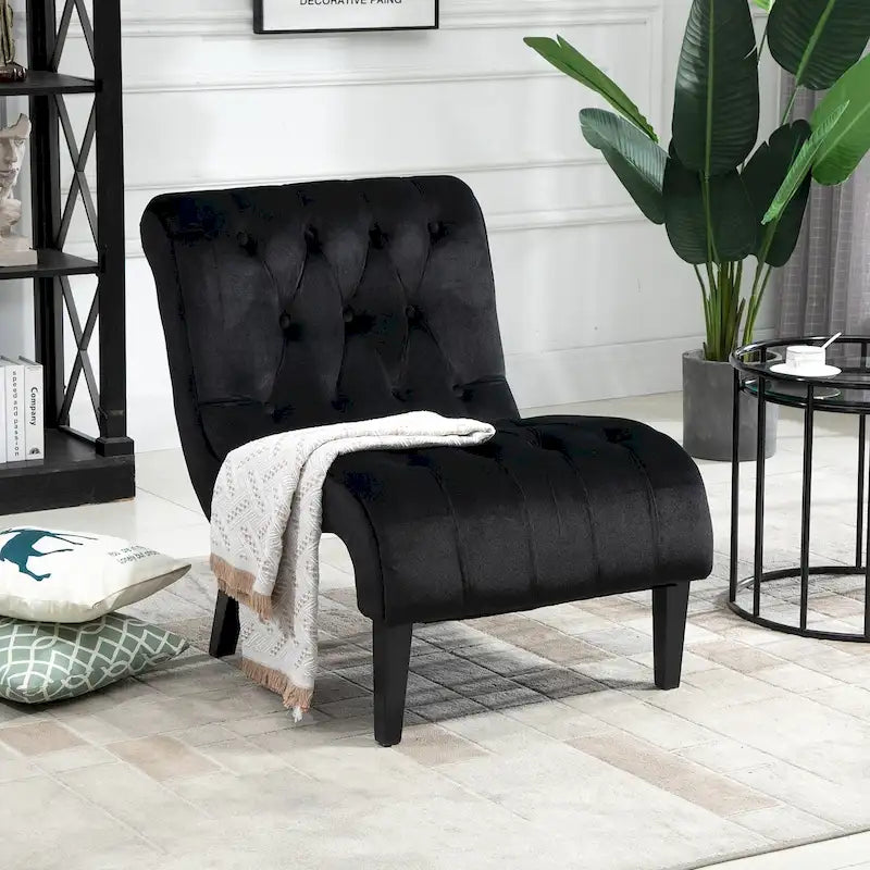 AVAWING Armless Accent Upholstered Lounge Chair
