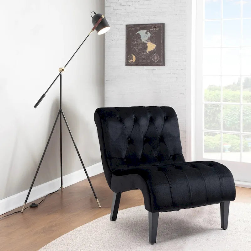 AVAWING Armless Accent Upholstered Lounge Chair