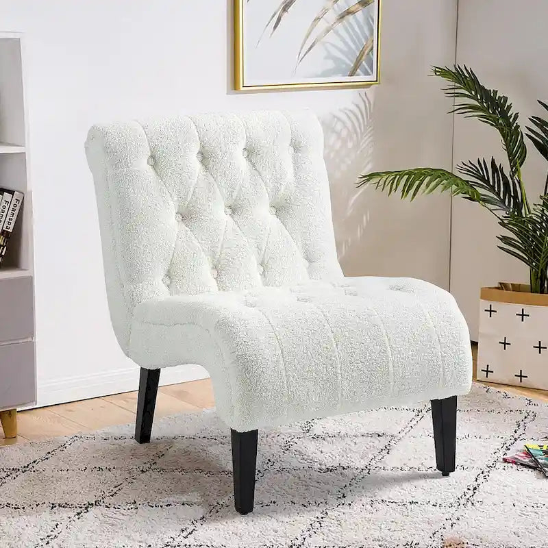 AVAWING Armless Accent Upholstered Lounge Chair