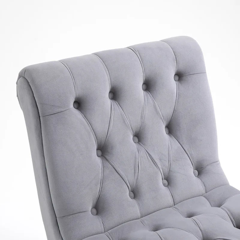 AVAWING Armless Accent Upholstered Lounge Chair