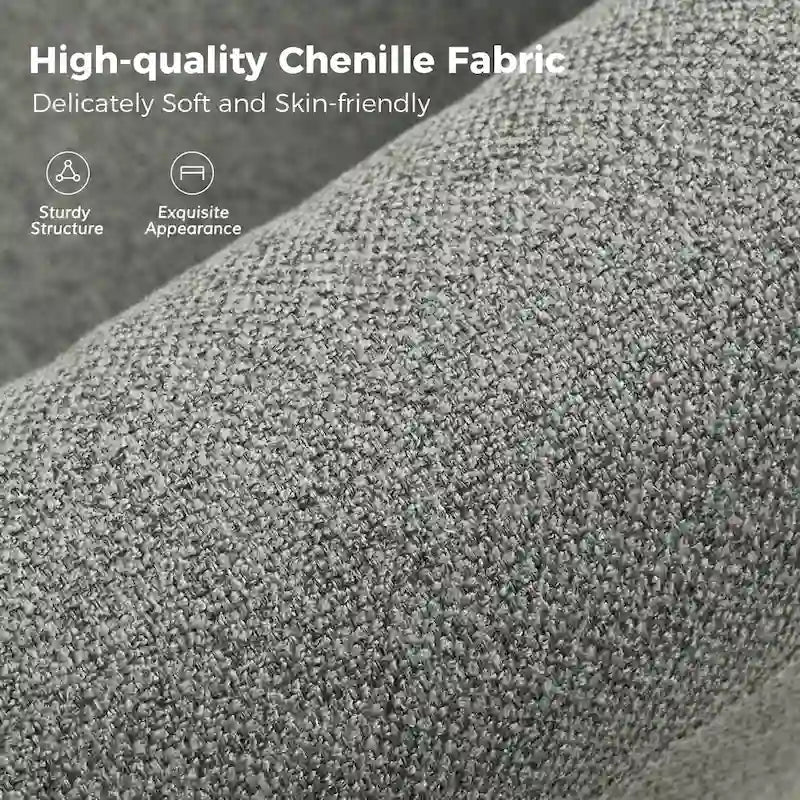 Erkenbald Modern 360-Degree Swivel Chair with Removable Slipcover by HULALA HOME