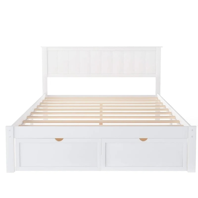Letto a piattaforma moderno con cassetto sottoletto