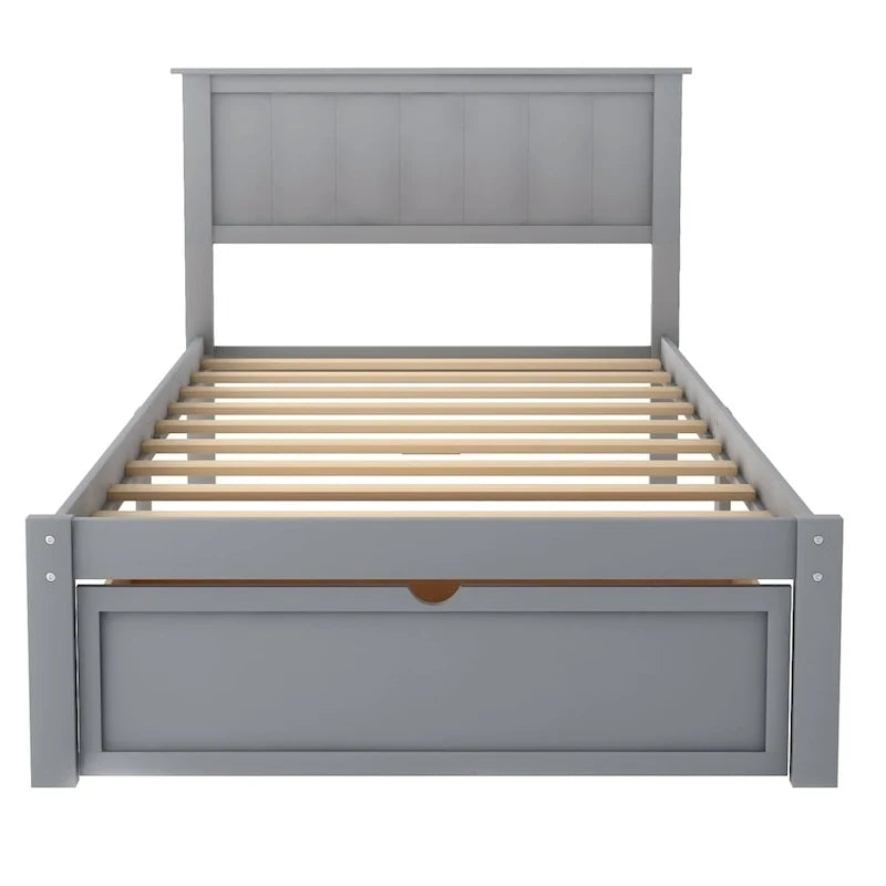 Letto a piattaforma moderno con cassetto sottoletto