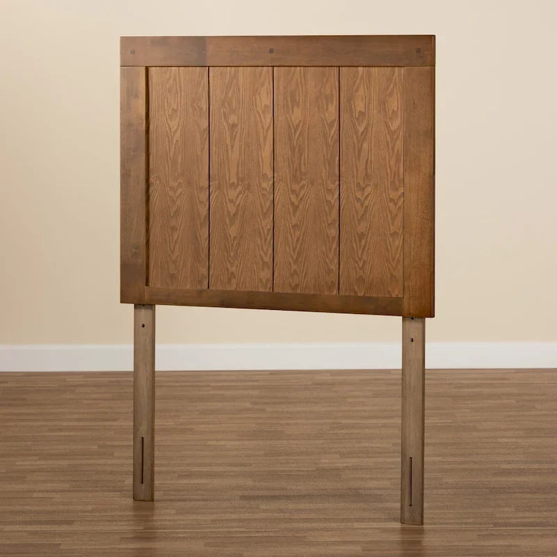 Testata del letto Patwin in legno finitura noce americano