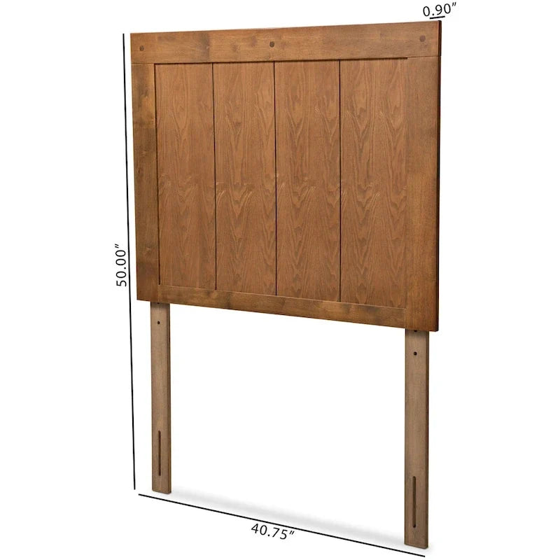 Testata del letto Patwin in legno finitura noce americano