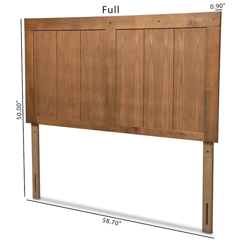 Testata del letto Patwin in legno finitura noce americano