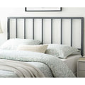 Testata letto Kenvil Classic King Size in metallo grigio
