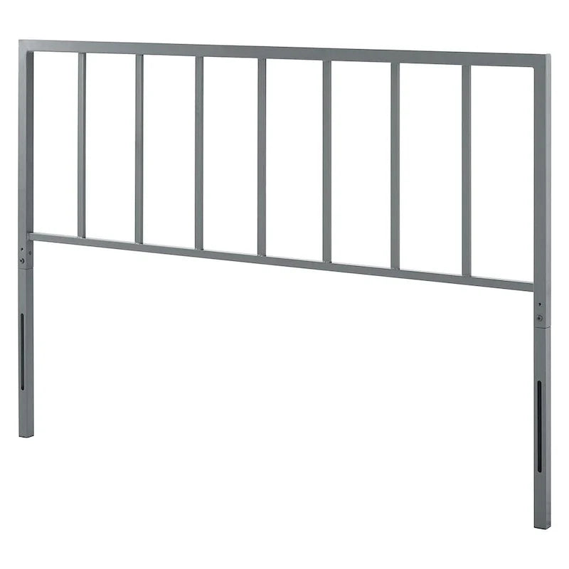 Testata letto Kenvil Classic King Size in metallo grigio