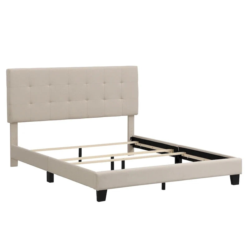 Letto imbottito capitonné