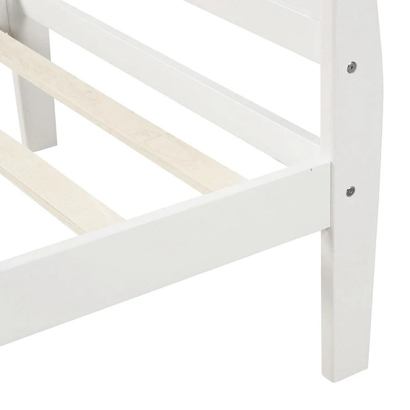 Letto a due piazze in legno