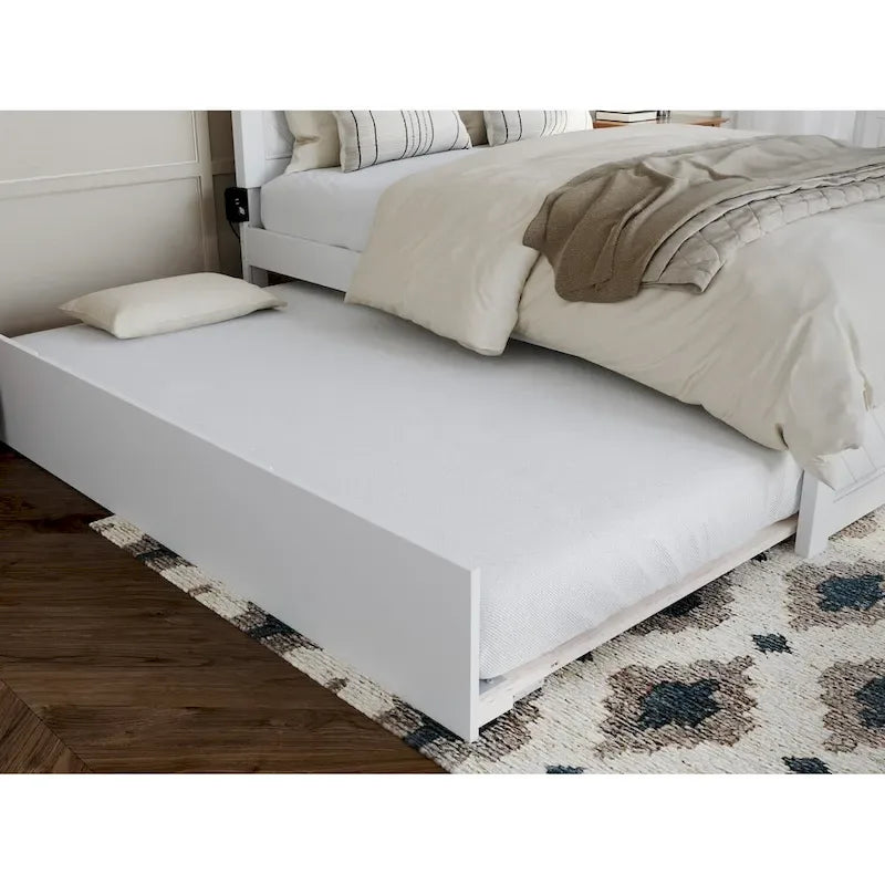 Letto matrimoniale Canyon con pediera abbinata e letto estraibile matrimoniale