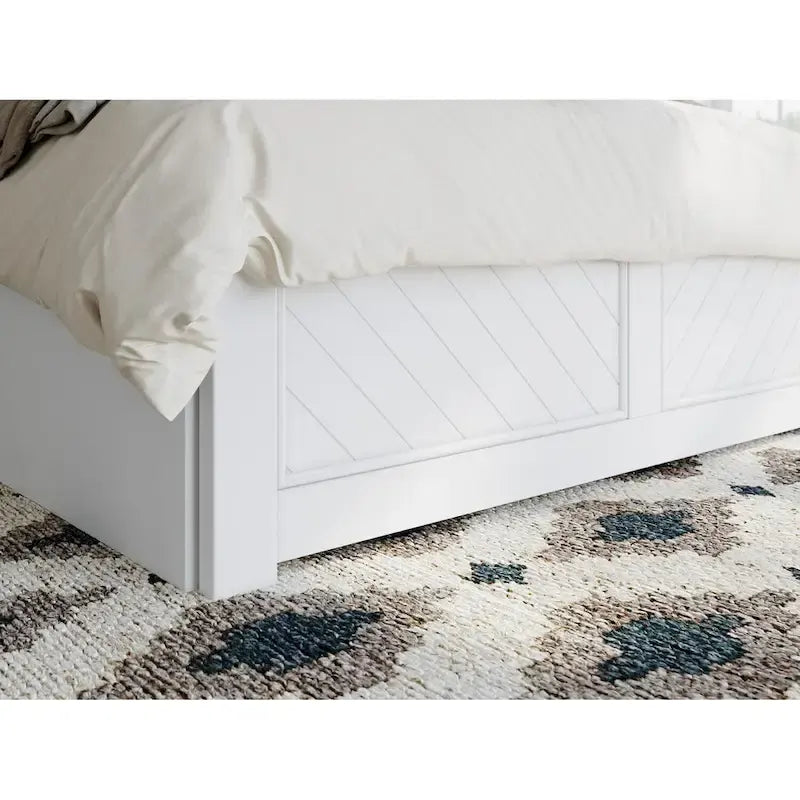 Letto matrimoniale Canyon con pediera abbinata e letto estraibile matrimoniale