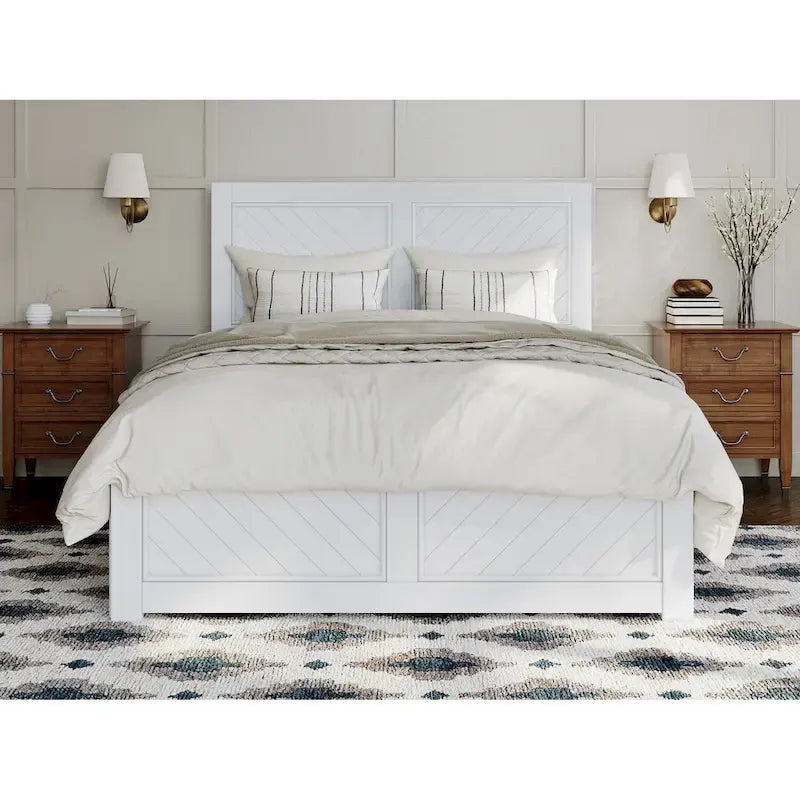 Letto matrimoniale Canyon con pediera abbinata e letto estraibile matrimoniale