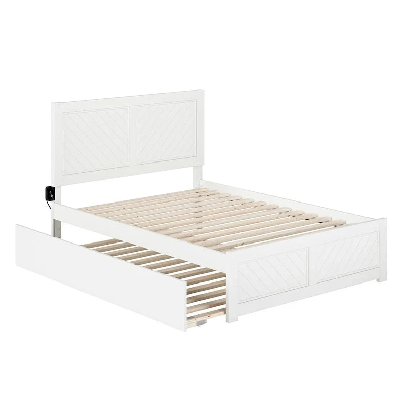 Letto matrimoniale Canyon con pediera abbinata e letto estraibile matrimoniale
