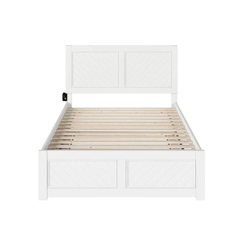 Letto matrimoniale Canyon con pediera abbinata e letto estraibile matrimoniale
