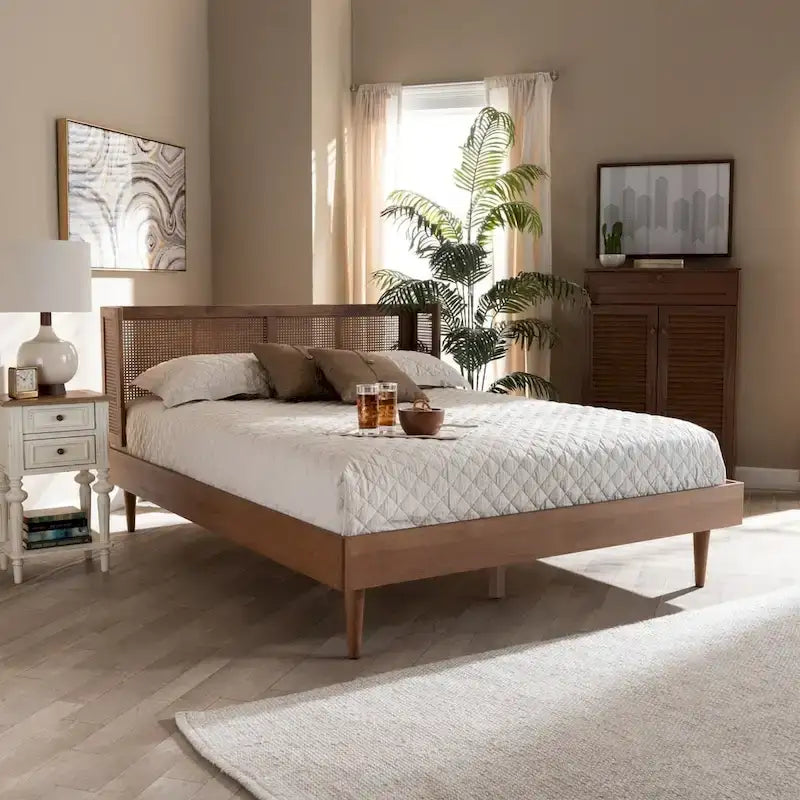 Carson Carrington Dagas Mid-century Modern Platform Bed